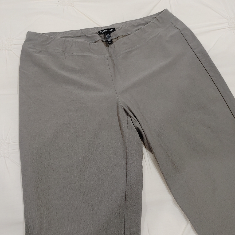 Eileen Fisher Stretchy Gray Trouser Pants
